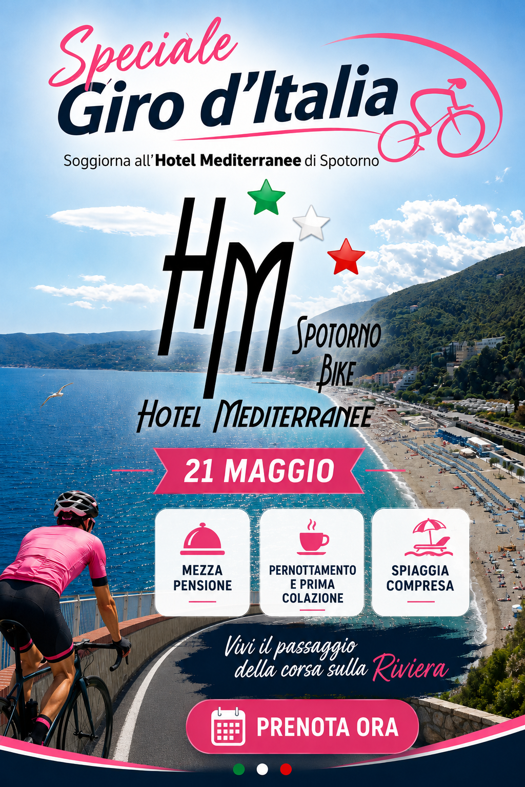 Offerta Giro d’Italia a Spotorno Hotel Mediterranée